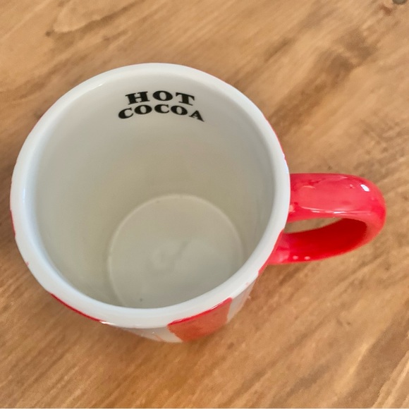 Dept 56 Candy Cane Stripe Hot Cocoa & Polka Dot Mug Set Coffee Tea Christmas - Picture 7 of 15